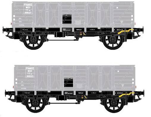 Set of 2 Gondola cars type TTuw29<br /><a href='images/pictures/LS_Models/30389.jpg' target='_blank'>Full size image</a>